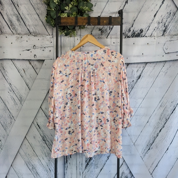 ZAC & RACHEL Flowy Boho Lightweight Shirt Blouse - Picture 2 of 11